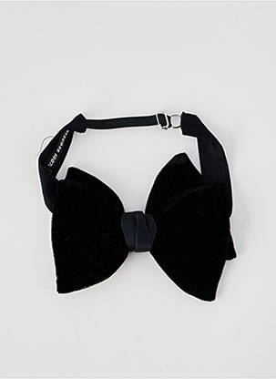 Noeud papillon tissage velours noir GUESDON homme