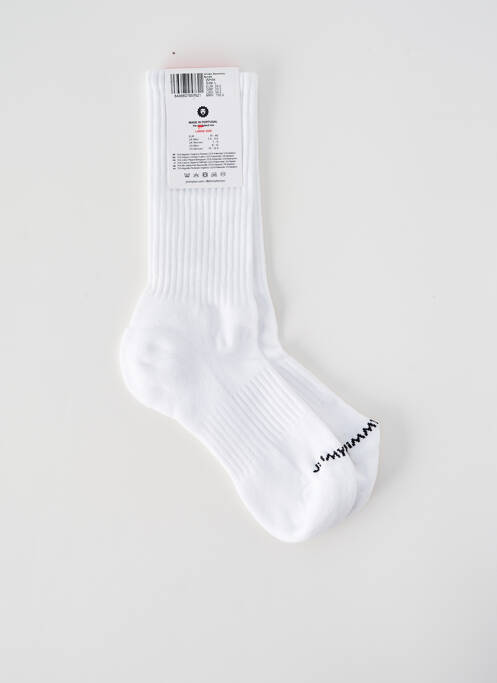 Chaussettes blanc JIMMY LION unisexe