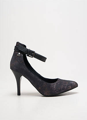Escarpins type de semelle amortissante talon de 7 à 9cm noir LPB femme