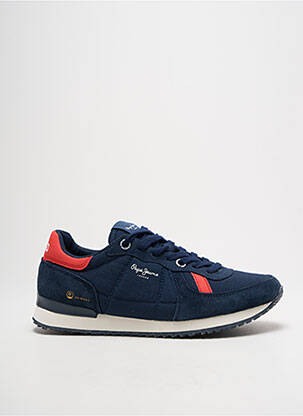 Baskets bout rond bout rond bleu PEPE JEANS homme