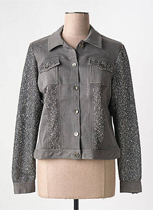 Veste casual poches gris MERI & ESCA femme