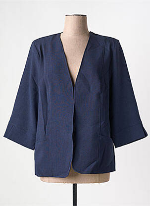 Veste chic poches bleu GUY DUBOUIS femme