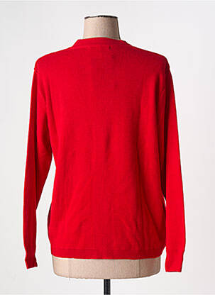 Gilet manches longues stretch rouge I.ODENA femme