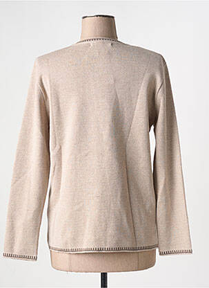 Gilet manches longues stretch beige I.ODENA femme