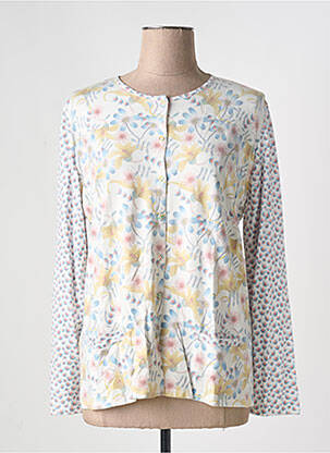 Gilet manches longues jaune I.ODENA femme