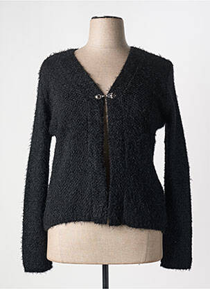 Gilet manches longues noir GRIFFON femme