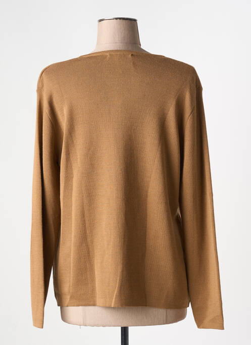 Gilet manches longues stretch marron I.ODENA femme