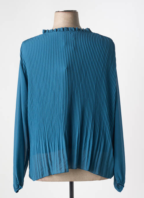 Blouse manches longues manches longues vert COULEURS DU TEMPS femme