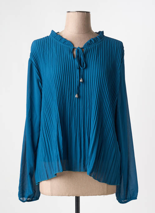 Blouse bleu COULEURS DU TEMPS femme