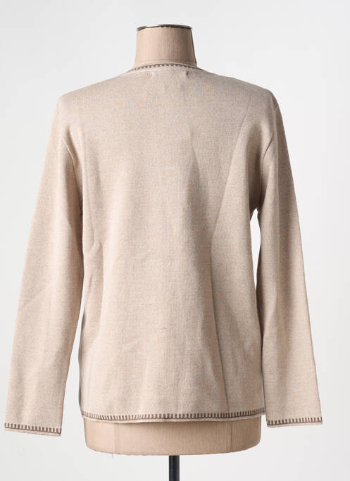 Gilet manches longues beige I.ODENA femme