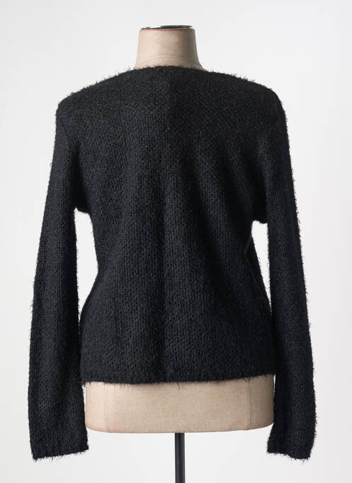 Gilet manches longues noir GRIFFON femme