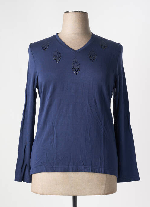 T-shirt bleu GRIFFON femme