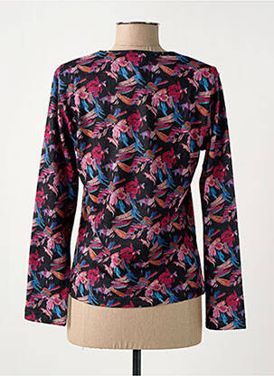 Pull coupe cintrée manches longues noir GRIFFON femme