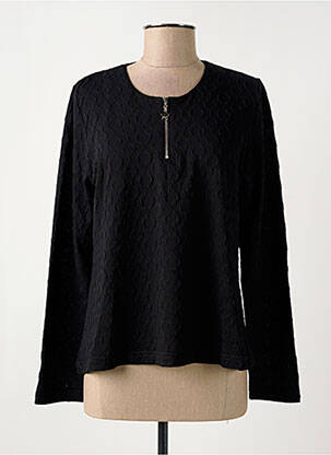 Top stretch manches longues noir GRIFFON femme