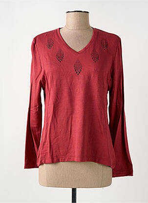 T-shirt manches longues manches longues rose GRIFFON femme