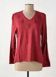 T-shirt manches longues manches longues rose GRIFFON femme