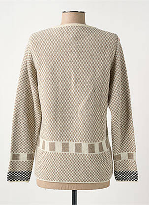 Pull stretch manches longues gris GUY DUBOUIS femme