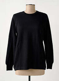 Pull stretch manches longues noir GRIFFON femme