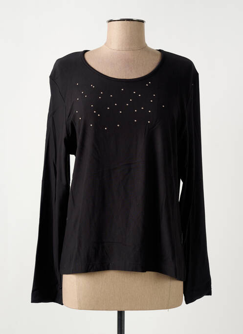 T-shirt manches longues manches longues noir GRIFFON femme