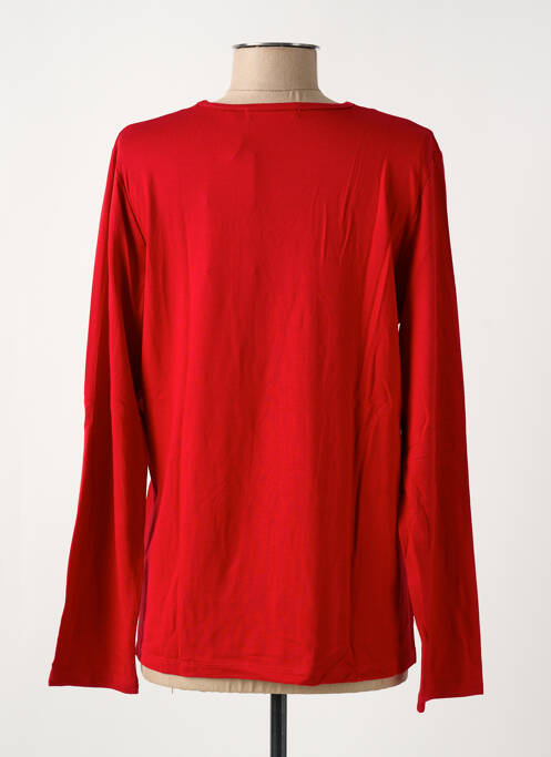 T-shirt manches longues manches longues rouge GRIFFON femme