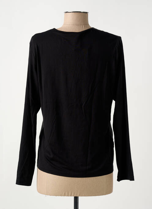 Top stretch manches longues noir GRIFFON femme