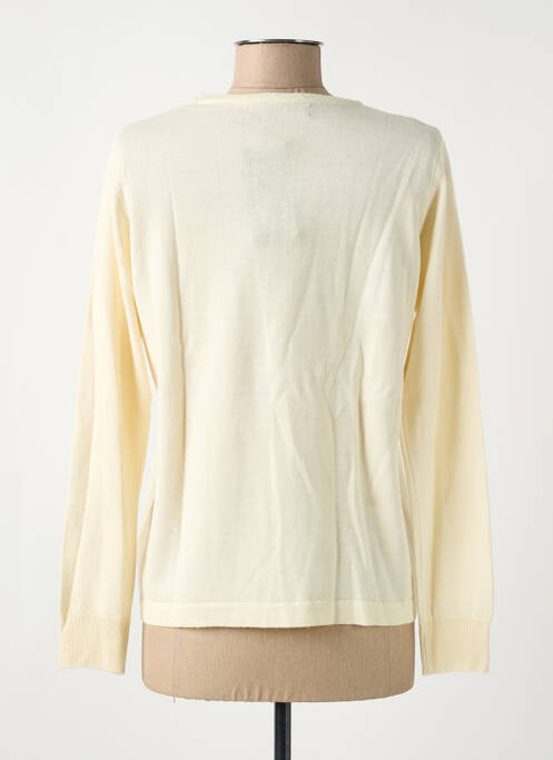 Pull beige QUATRE VINGT JOURS femme