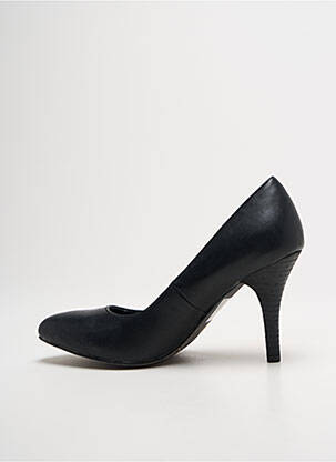 Escarpins tissage satiné talon de 7 à 9cm noir LPB femme