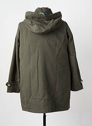 Parka finition intérieure doublée a capuche vert 7 SEASONS femme