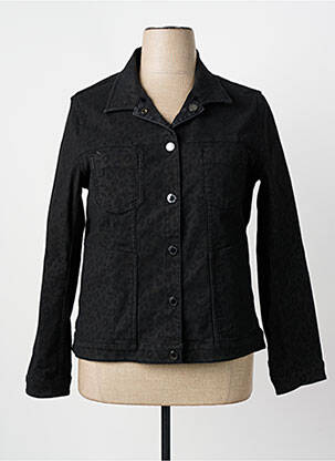 Veste casual col chemisier noir CONCEPT K femme