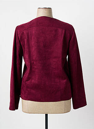 Veste casual col rond violet QUATRE VINGT JOURS femme