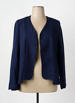 Veste casual coupe cintrée bleu GUY DUBOUIS femme