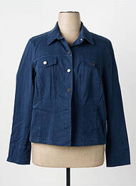 Veste casual coupe droite bleu GUY DUBOUIS femme