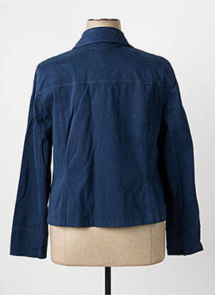 Veste casual coupe droite bleu GUY DUBOUIS femme