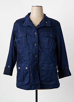 Veste casual bleu QUATRE VINGT JOURS femme