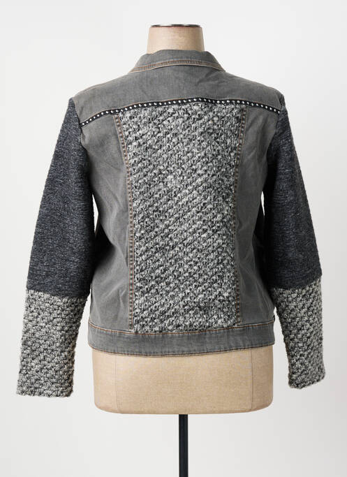 Veste casual col chemisier gris GUY DUBOUIS femme
