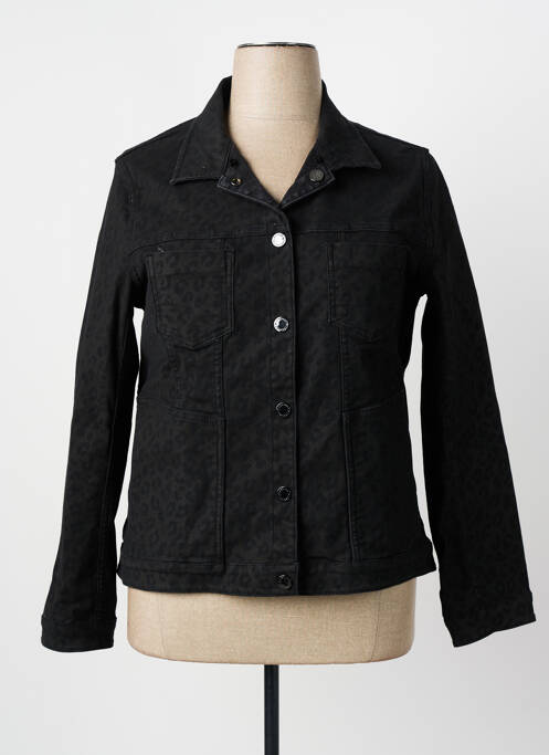 Veste casual col chemisier noir CONCEPT K femme