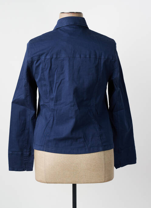 Veste casual col chemisier bleu MERI & ESCA femme