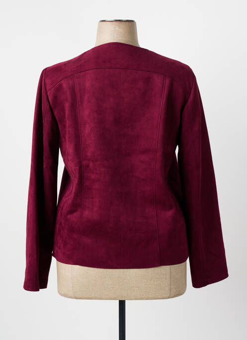 Veste casual col rond violet QUATRE VINGT JOURS femme