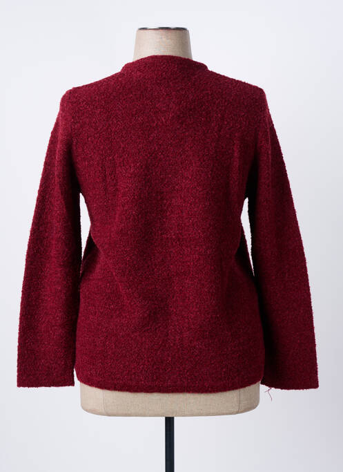 Gilet manches longues rouge I.ODENA femme