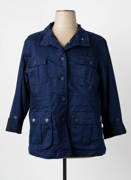 Veste casual bleu QUATRE VINGT JOURS femme