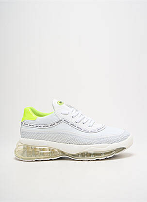 Baskets bout rond talon de 4 à 6cm blanc BRONX femme