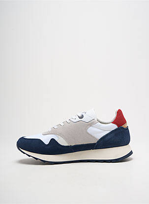 Baskets nubuck bout rond bleu PEPE JEANS homme