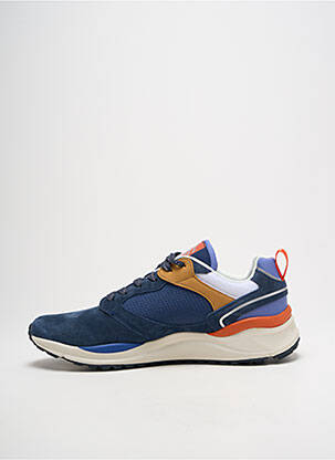 Baskets nubuck bout rond bleu PEPE JEANS homme