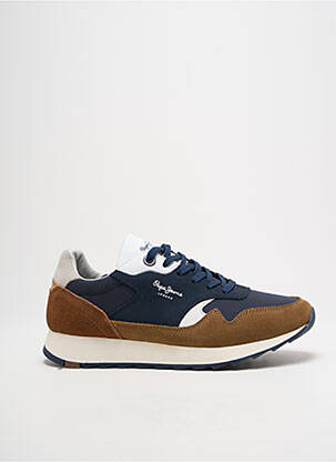Baskets bout rond bout rond bleu PEPE JEANS homme