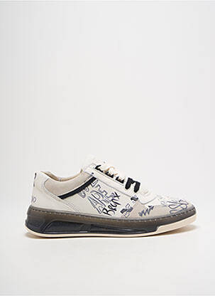 Baskets bout rond bout rond blanc BRONX homme