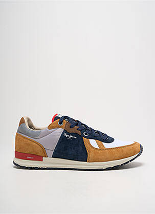 Baskets bout rond bout rond bleu PEPE JEANS homme