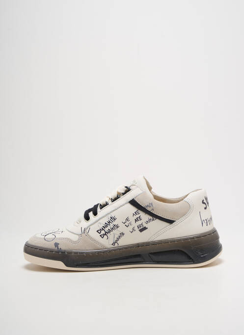 Baskets bout rond bout rond blanc BRONX homme