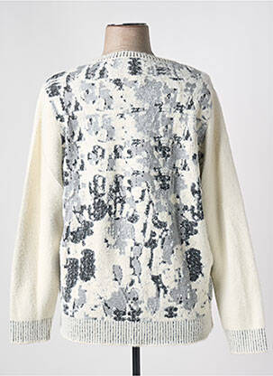 Pull coupe cintrée manches longues blanc MERI & ESCA femme