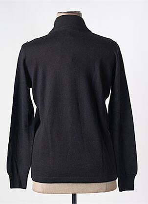Pull coupe cintrée manches longues noir QUATRE VINGT JOURS femme