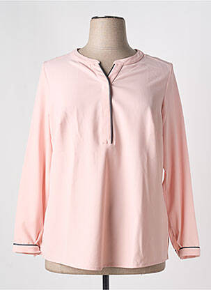 Blouse manches longues manches longues rose GUY DUBOUIS femme